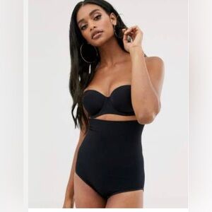 ASOS DESIGN HIGH WAISTED SHAPING CONTROL BRIEFS BLACK NEW WITH TAG Large